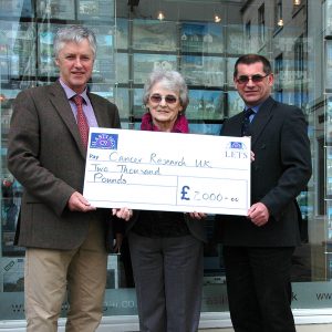 Cancer Research Cheque
